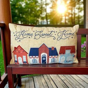 Celebration Home Sweet Home Pillow 19x10